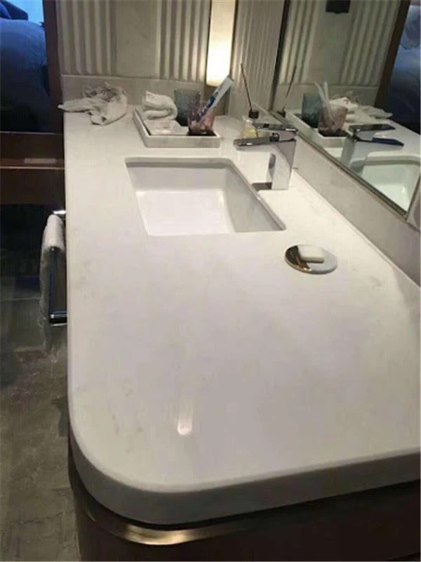 ariston natural marble bathroom vanity top for hotel