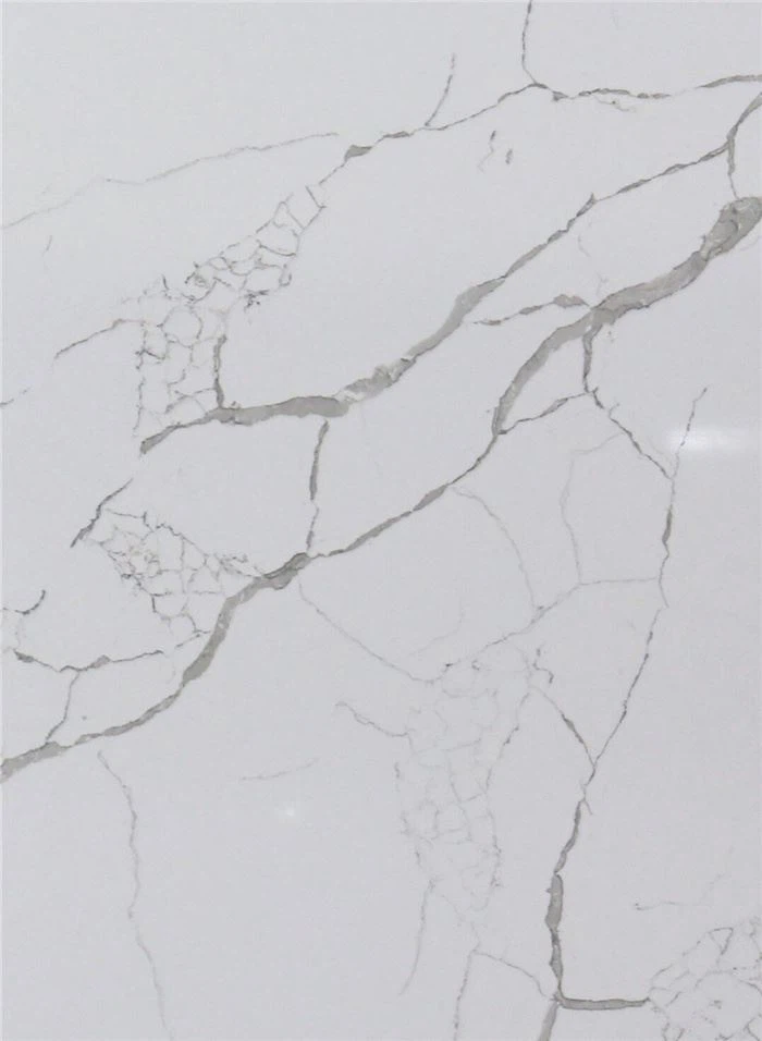 calacatta Azul quartz polished slab