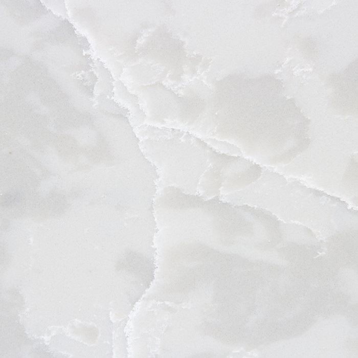iced white quartz countertop for bathroom