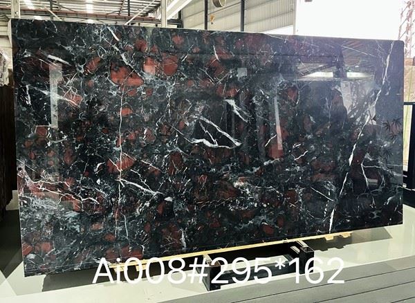 Black Rose Marble Full Slabs