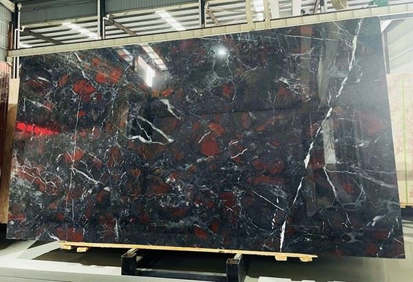 Black Rose Marble Slab