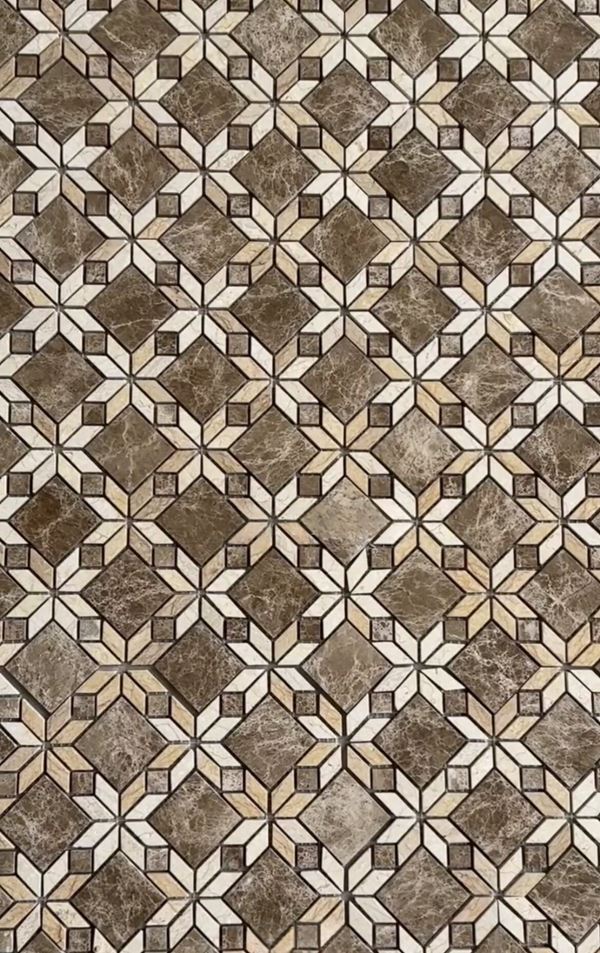 Dark Emperador Mosaic