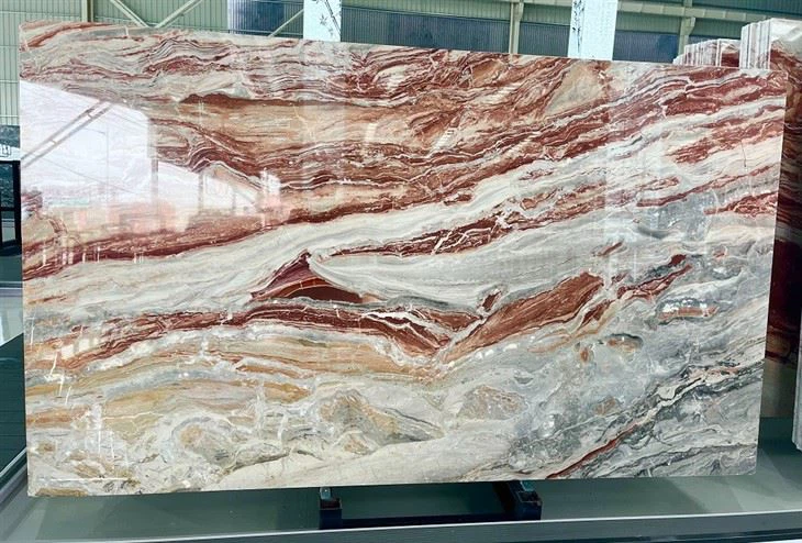 Monica Red Marble slab