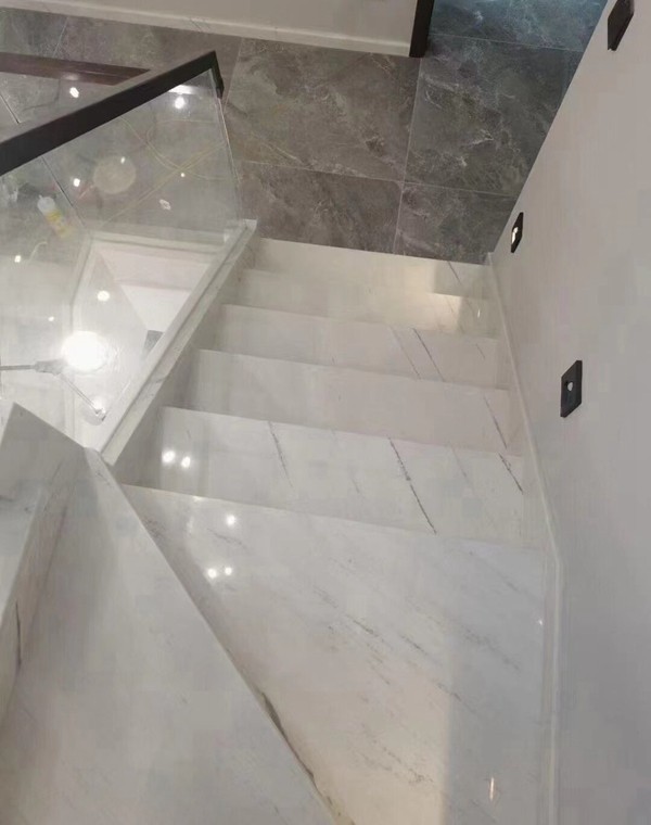 Sivec white Marble Staircase