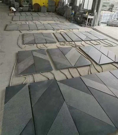 Basaltti musta laatta