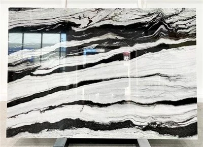 Kiillotettu Panda Marble